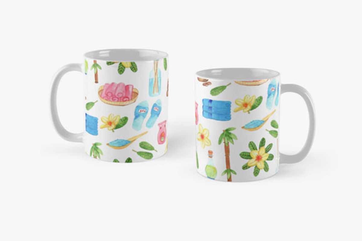Watercolor SPA Design Elements, an Object Graphic by Sunshine Art Shop (Photo 7 of 7)