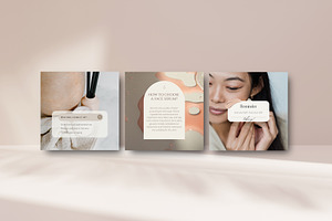 CANVA / Skin Care Social Media Pack