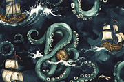 Piratecore Seamless Patterns, a Pattern Graphic by BusyDaydesign (Thumbnail 5 of 9)