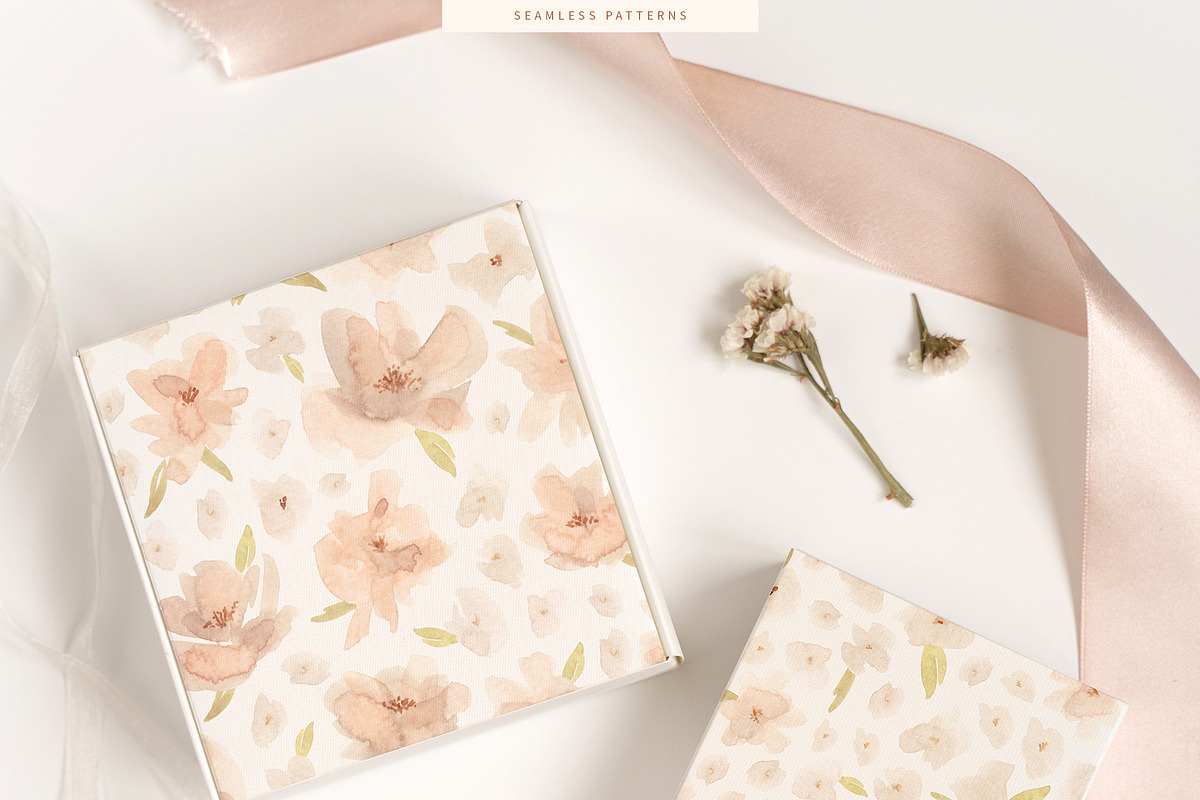 Watercolour Flowers and Patterns, a Decorative Illustration by eclosque (Photo 5 of 8)