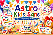 Astro Kids Sans, a Serif Font by Wow Magic (Thumbnail 5 of 7)