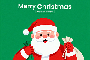 Merry Christmas & Happy New Year PSD