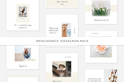 Renaissance Instagram Pack, a Social Media Template by Swiss_cube (Thumbnail 1 of 8)
