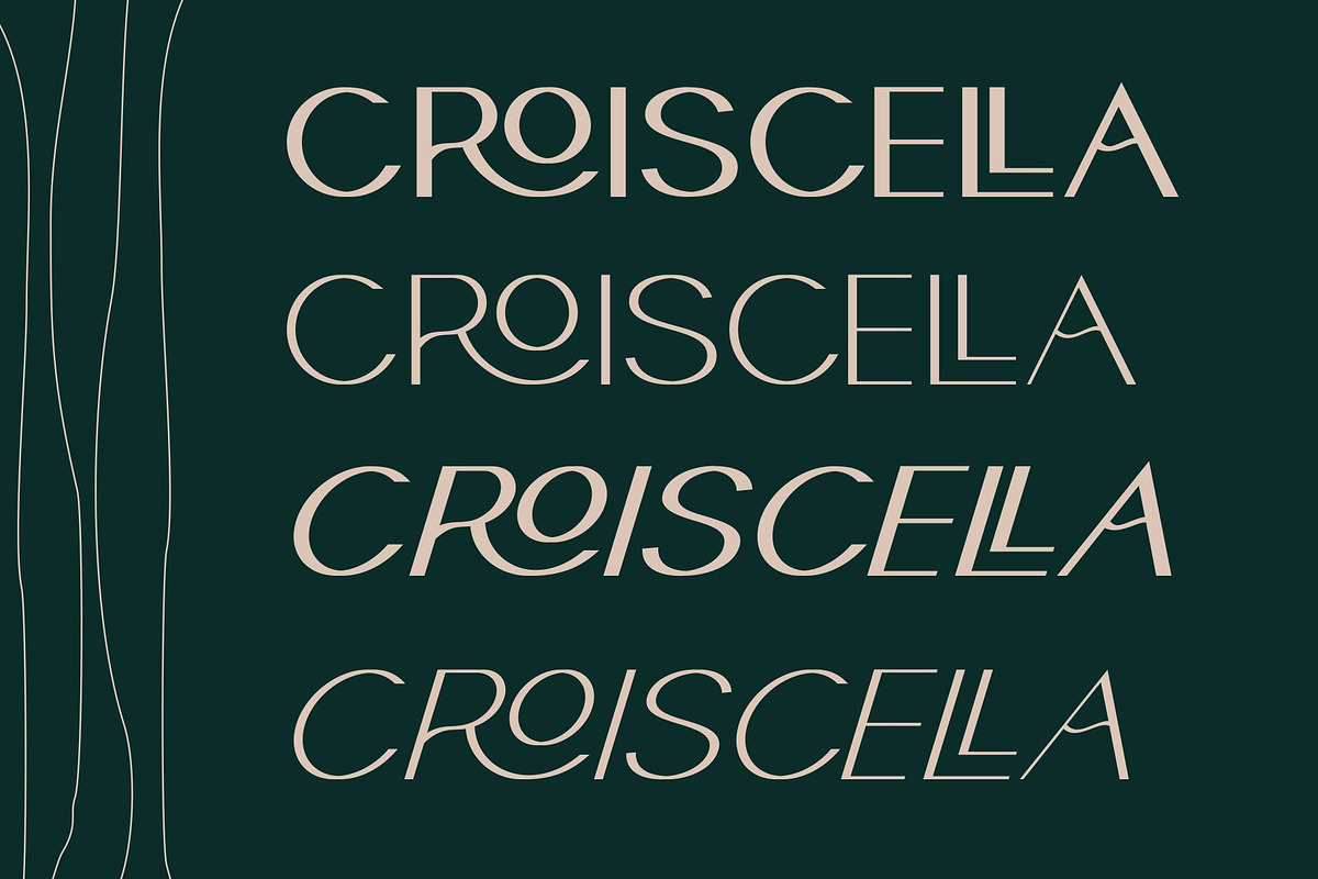 Croiscella Elegant Sans Serif, a Sans Serif Font by takoliko (Photo 2 of 14)