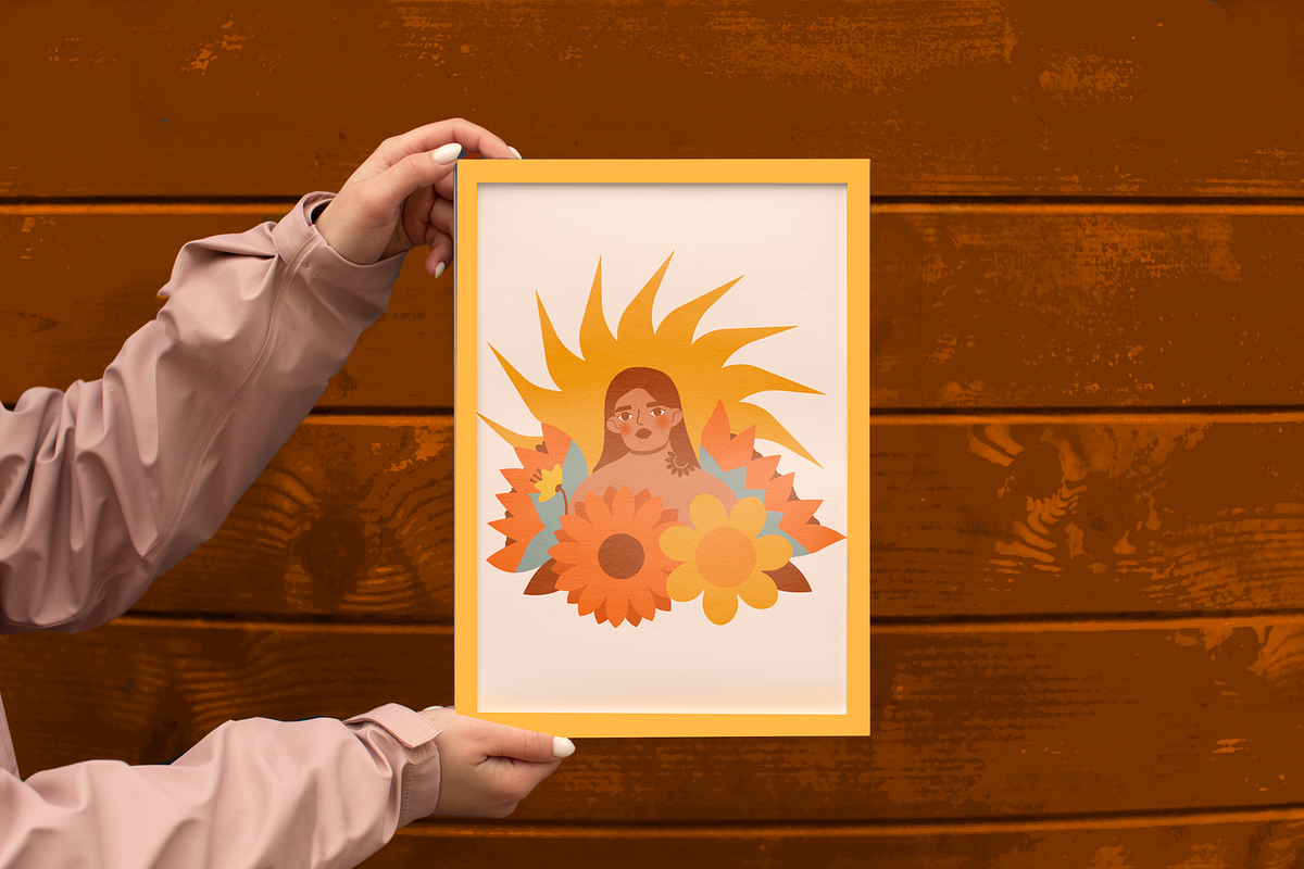 Blooming summer art set, a Decorative Illustration by Oliana Moroz (Photo 7 of 20)