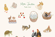 Spring Watercolor Illustrations, a Decorative Illustration by whiteheartdesign (Thumbnail 27 of 30)