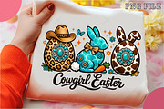 Cowgirl Easter Png, Western Easter P, an Illustration by OK Design (Thumbnail 1 of 6)