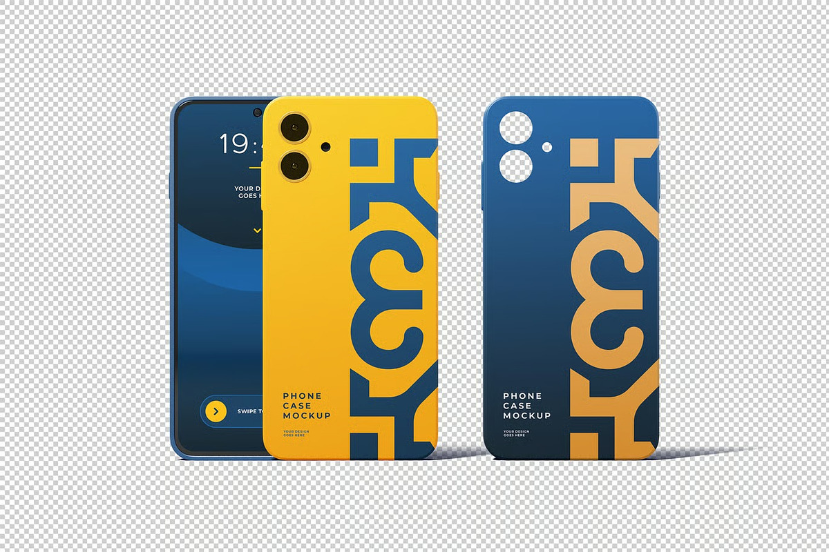 Smartphone Case Mockup, an Advertising Mockup by zpackcreative (Photo 2 of 8)