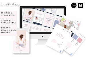 Lady Coach Workbook Canva Indesign