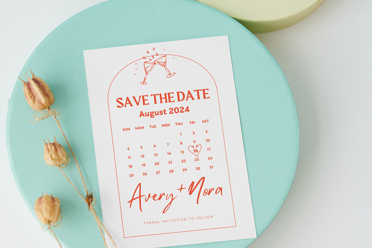 Save The Date Wedding Invitation, an Invitation Template by Story Native (Photo 2 of 6)
