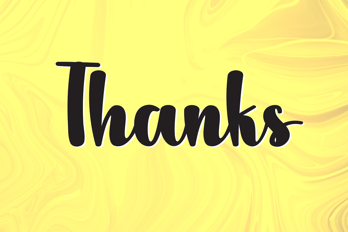 Yellow Satisfy | Script Font, a Handwritten Font by Scratchones (Photo 8 of 8)