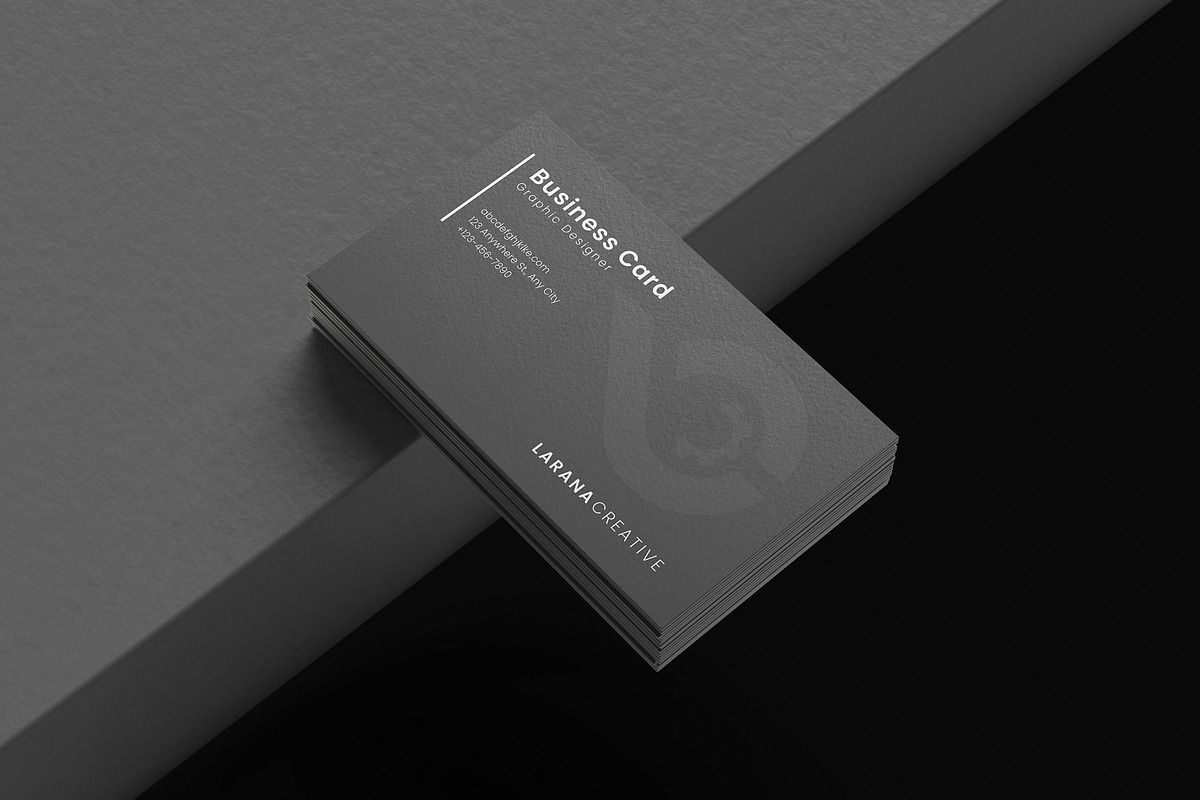 Business Card Mockup, an Advertising Mockup by Getdesign (Photo 5 of 5)