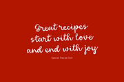 Special Recipe - Handwriting Font, a Script Font by Sronstudio (Thumbnail 2 of 12)