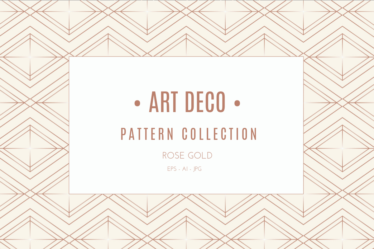 Art Deco Pattern Collection, a Pattern Graphic by Tishya Oedit (Photo 1 of 5)
