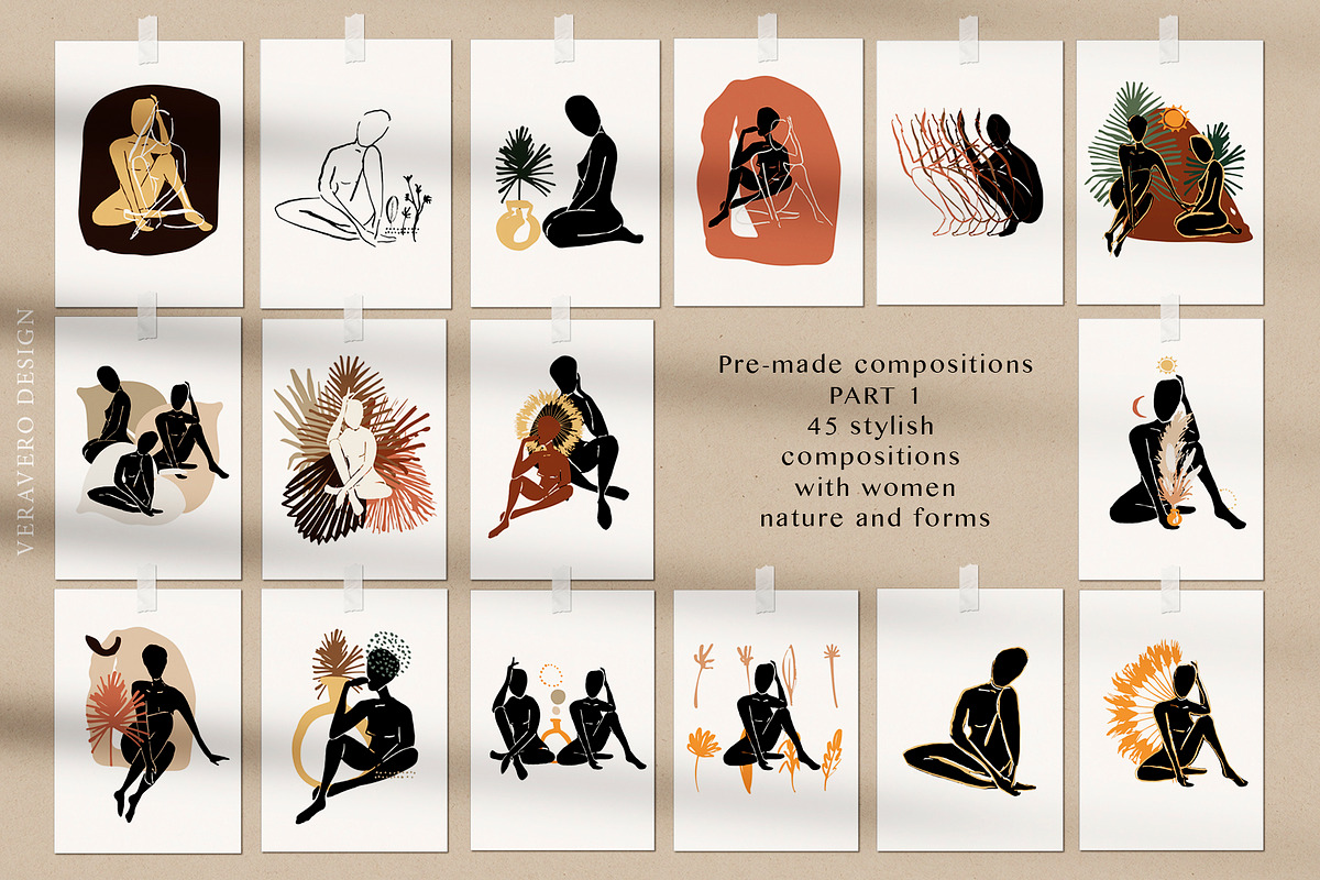Line art boho collection, an Object Graphic by Vera●Suleimanova (Photo 7 of 18)