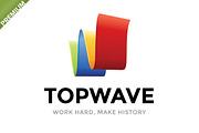 Top Wave Logo, a Branding & Logo Template by Web Design Label (Thumbnail 1 of 5)