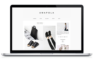 Responsive WP Theme - Amapola