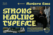 Madona, a Sans Serif Font by Cruzine (Thumbnail 6 of 10)