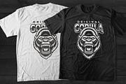 Gorilla Vector Illustration, an Animal Illustration by Harry Kasyanov (Thumbnail 3 of 4)