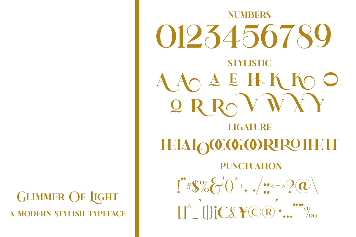 Glimmer Of Light, a Serif Font by INKSUN™ (Photo 6 of 9)