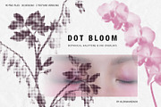 Floral Halftone & Ink PNG Overlays, an Object Graphic by alonahaidash (Thumbnail 1 of 11)