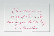 Lucinda Script, a Script Font by Areatype (Thumbnail 2 of 6)