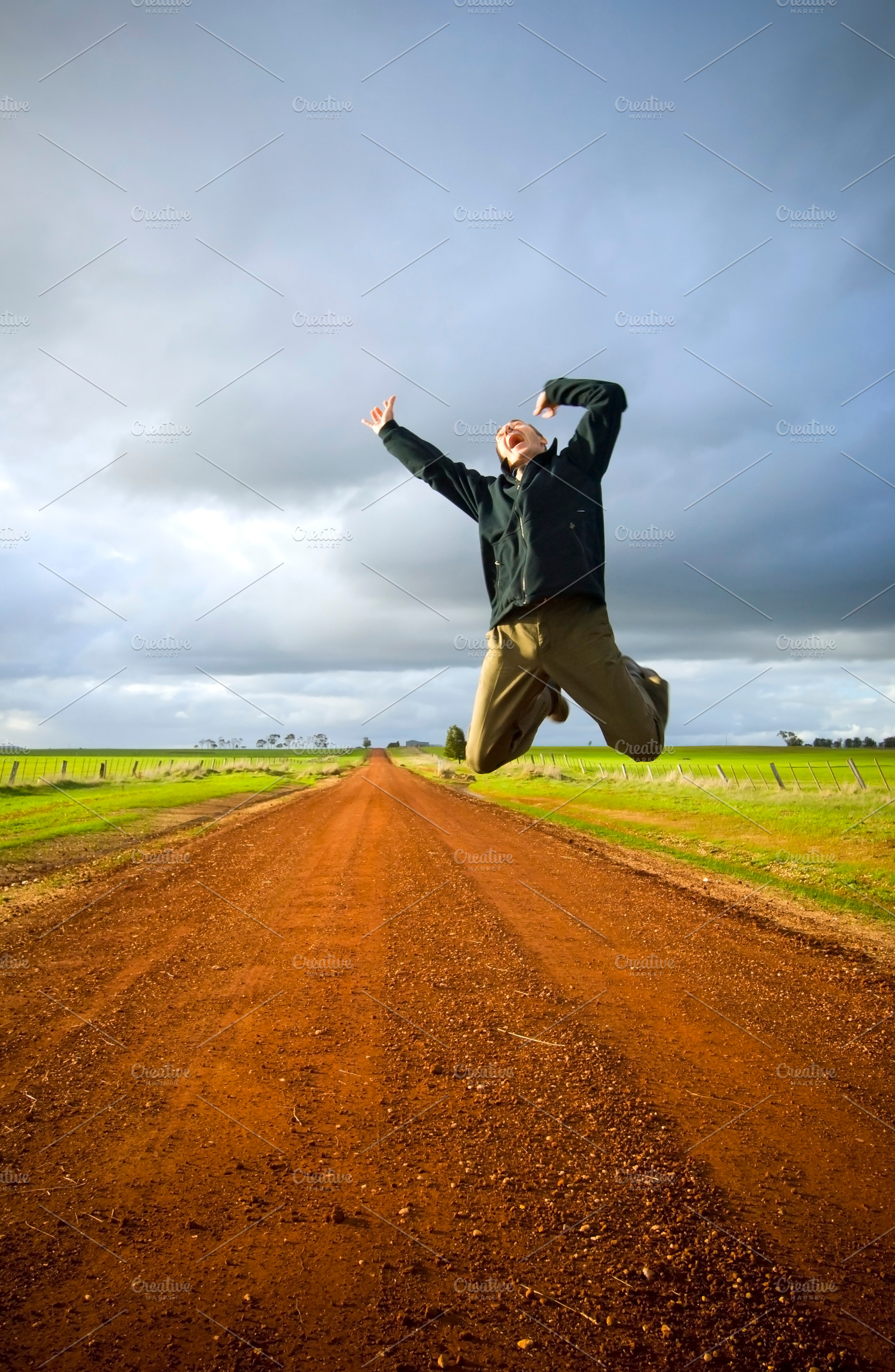 Jumping Man, a Person Photo by THP Creative