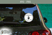 Funny Car Sticker Go Around Peace, an Object Illustration by Willow Paige Farms (Thumbnail 3 of 6)