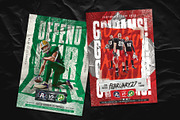 5 FOOTBALL Flyer Templates, a Flyer Template by Bornx Design (Thumbnail 3 of 6)