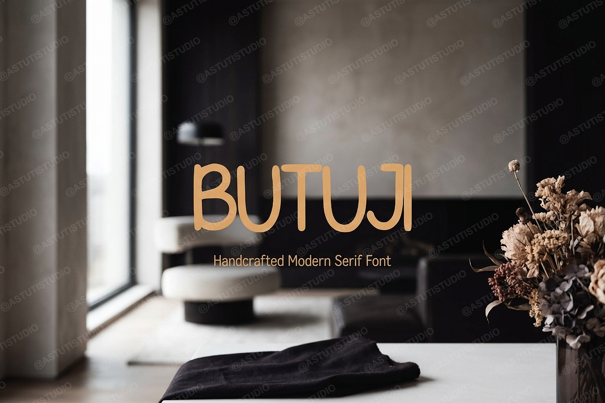 Butuji Typeface - Elegant Serif, a Sans Serif Font by Astuti Studio (Photo 18 of 18)