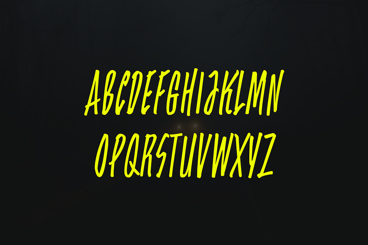 Hisolten - Uppercase Handwriting, a Handwritten Font by Aantebas (Photo 4 of 6)