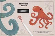 SEA STAMPS for Procreate / Photoshop, a Brush Add-On by Spark Studio Brushes (Thumbnail 5 of 7)