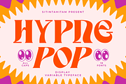 Hypne Pop Display Font, a Serif Font by Sitintahitam (Thumbnail 1 of 10)