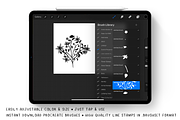 Procreate Stamps - Scarlet Pimpernel, a Brush Add-On by Gabba Delgado (Thumbnail 2 of 4)