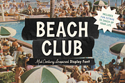 Beach Club, a Sans Serif Font by Bruised Goods (Thumbnail 1 of 7)