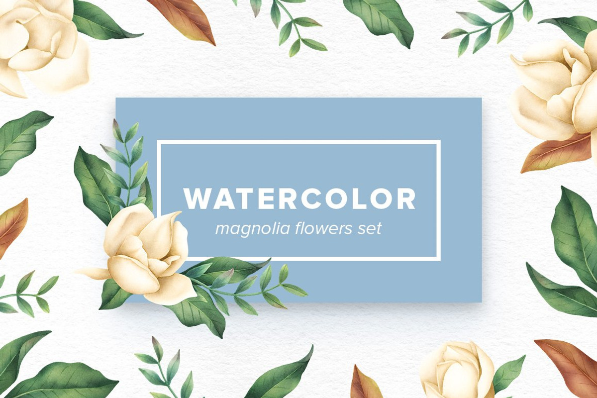 Watercolor Floral Bundle, an Object Illustration by Kotulska (Photo 12 of 21)