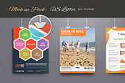 Photorealistic Poster & Flyer Mockup, a Print Template by Saptarang (Thumbnail 4 of 5)