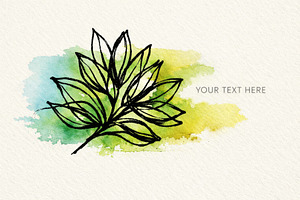Botanical illustration with watercol, a Photo by Dvoevnore photos
