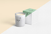 Scented Candle & Box Mockups, a Packaging Mockup by Illusiongraphic (Thumbnail 10 of 15)