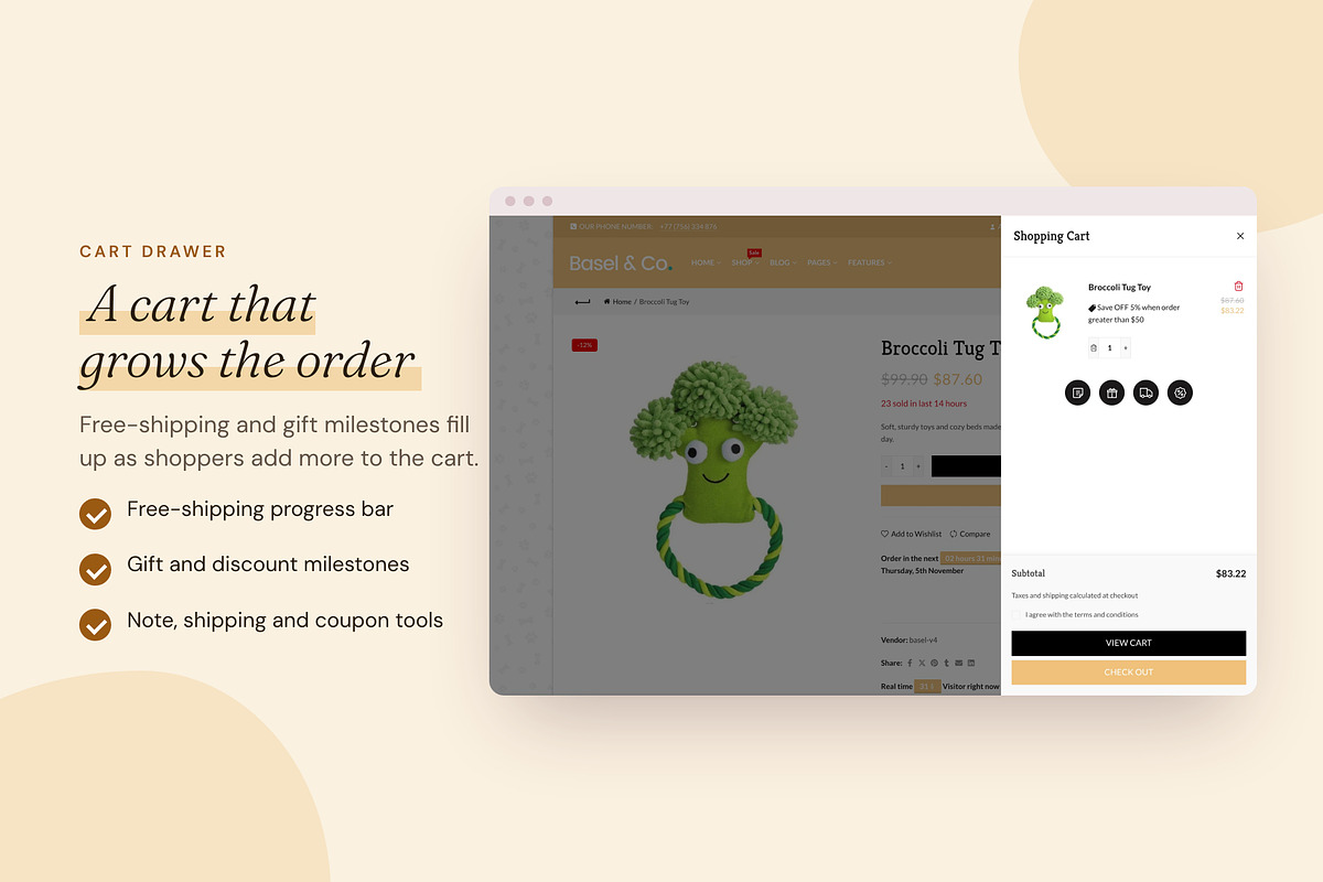 Basel Pet - Shopify Theme, a Shopify Template by Boost Convert (Photo 9 of 10)