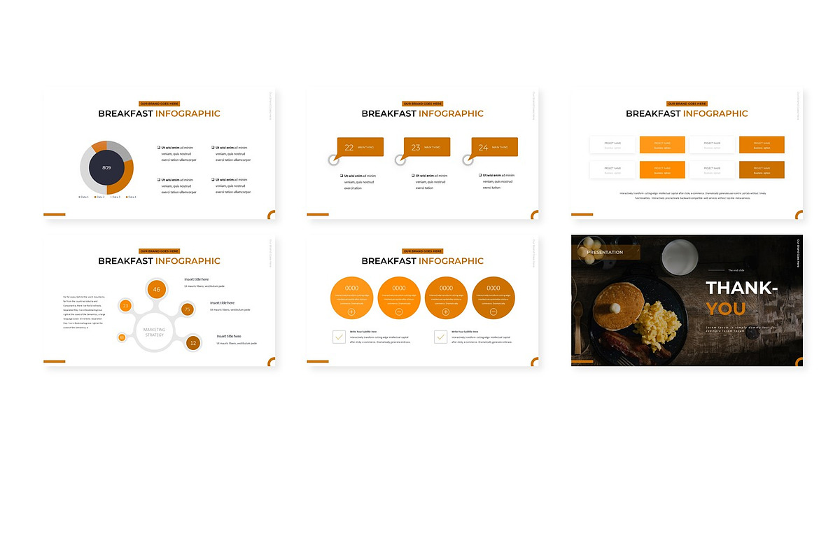 BreakFast - Powerpoint Template, a Presentation Template by AQR Studio