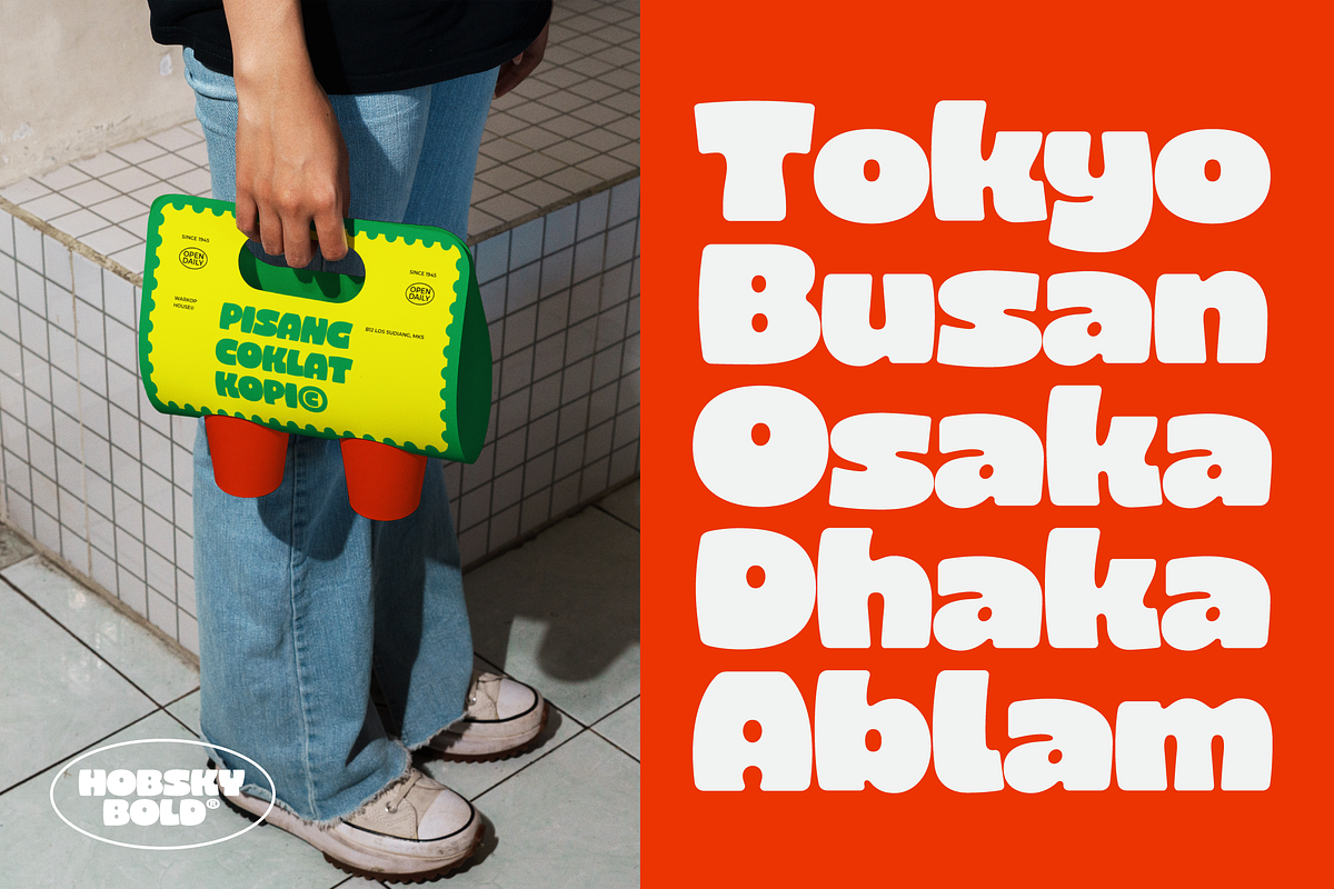 Hobsky - Bold Font, a Sans Serif Font by limitype (Photo 7 of 12)