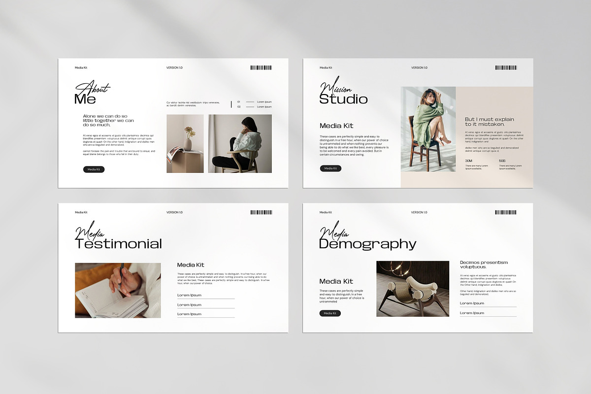 Media Kit Presentation Template, a Presentation Template by evgenystudio (Photo 4 of 8)
