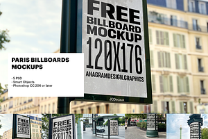 Paris Billboard Mockups