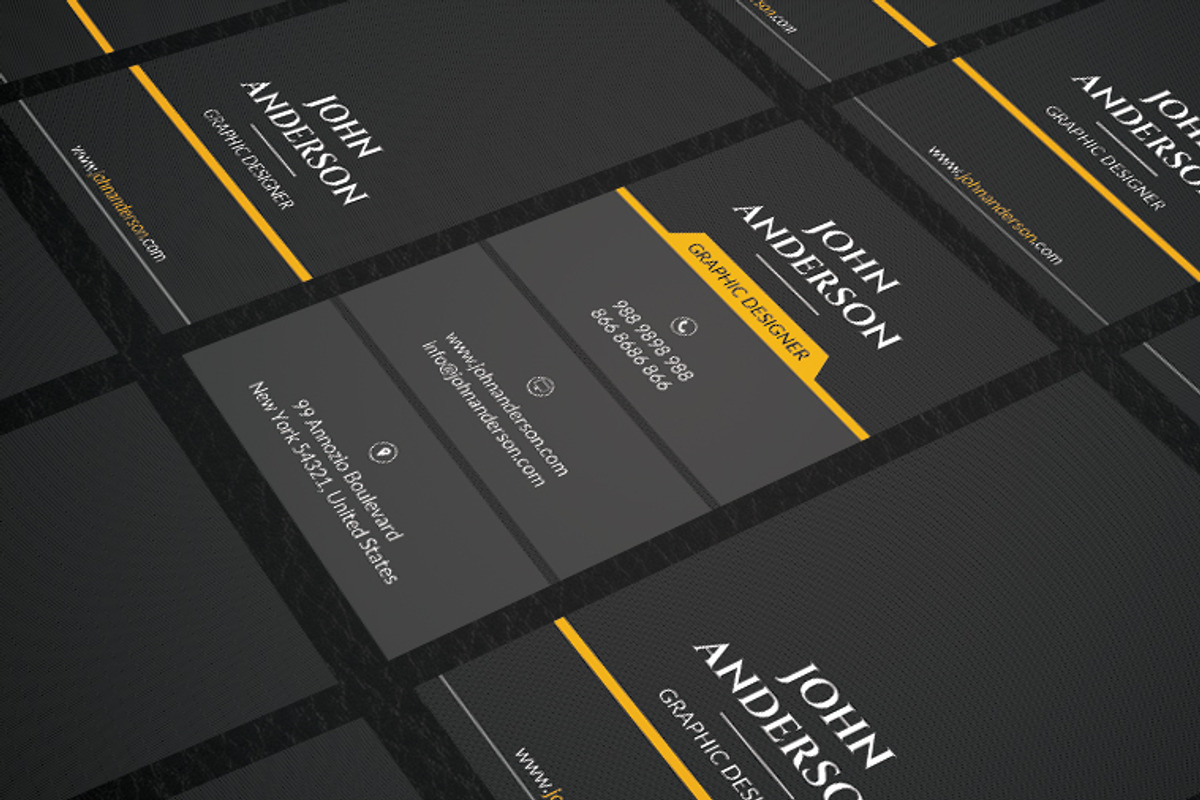 Presonal Business Card CM185, a Business Card Template by annozio (Photo 3 of 3)