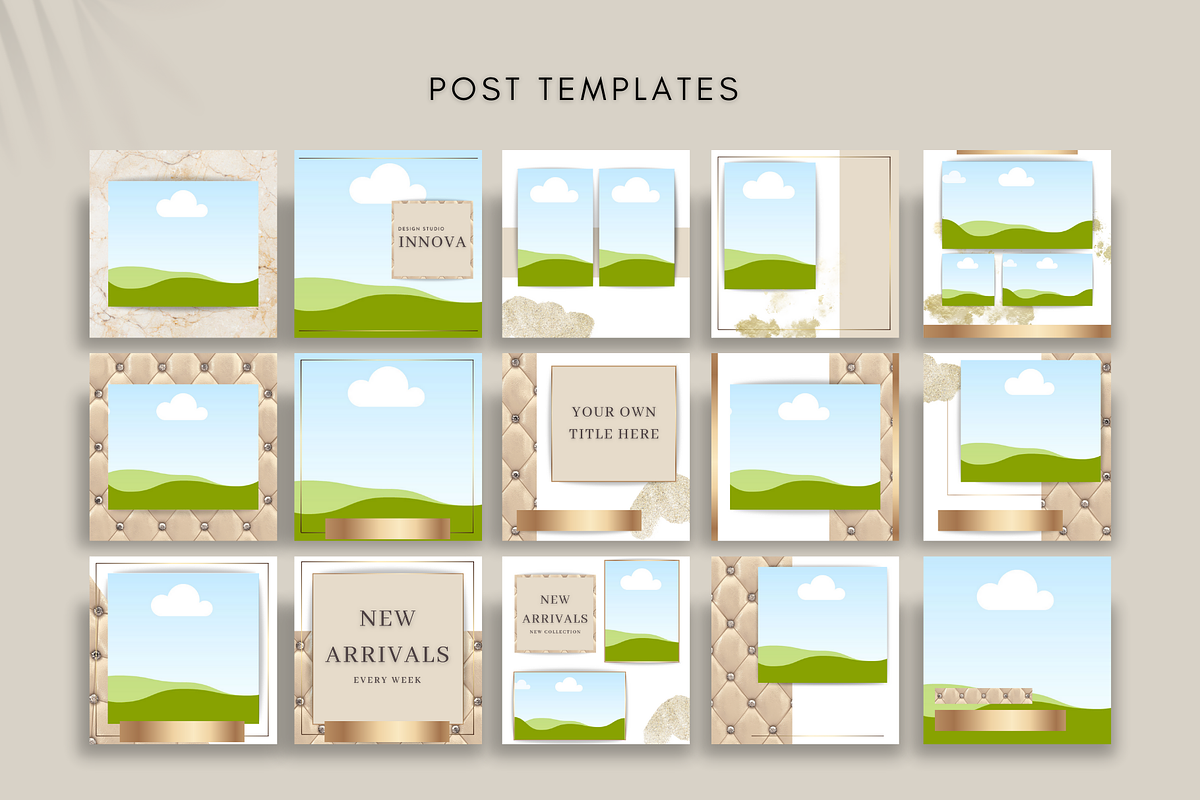 Instagram post Template + Highlights, a Social Media Template by Innova Studio (Photo 3 of 7)