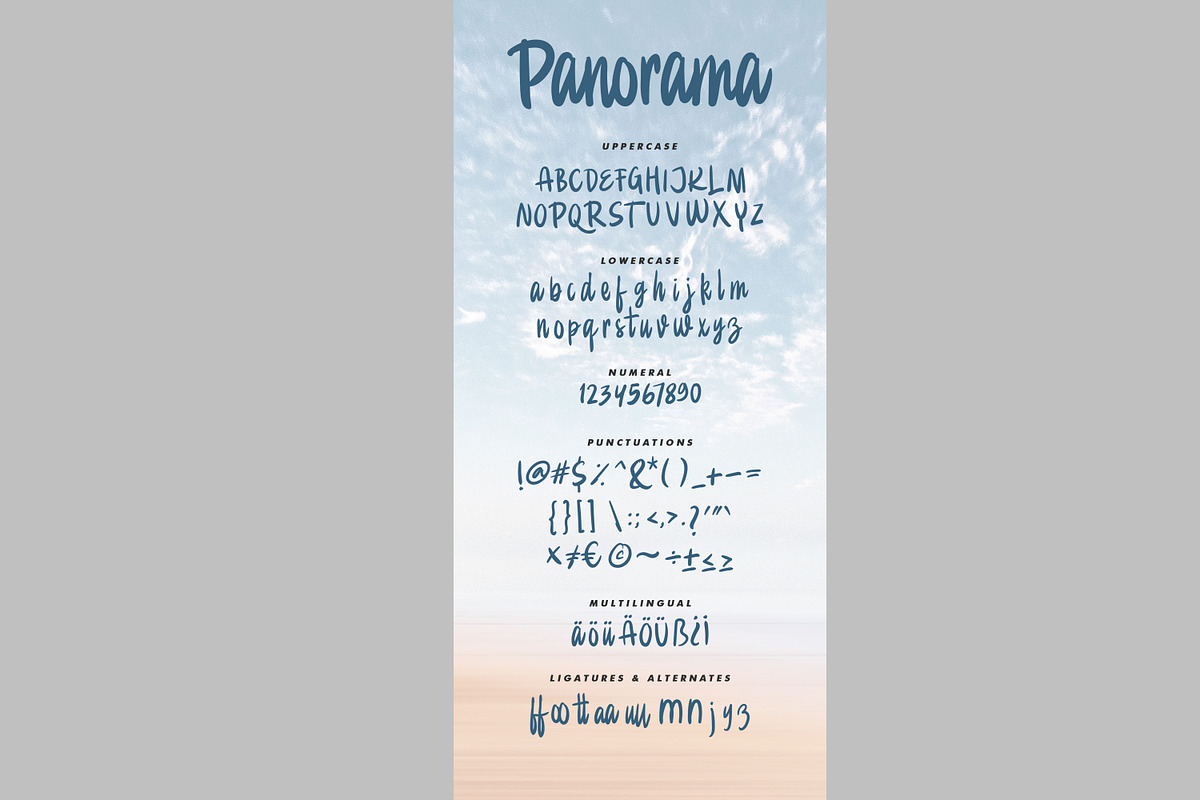 Panorama - Funny Handwritten Font preview 6