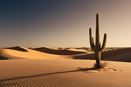 Desert landscape photograph, a Nature Photo by ComfortQ