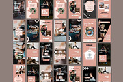 Fitness Coach Instagram Templates, a Social Media Template by Deepa Template Studio (Thumbnail 7 of 18)