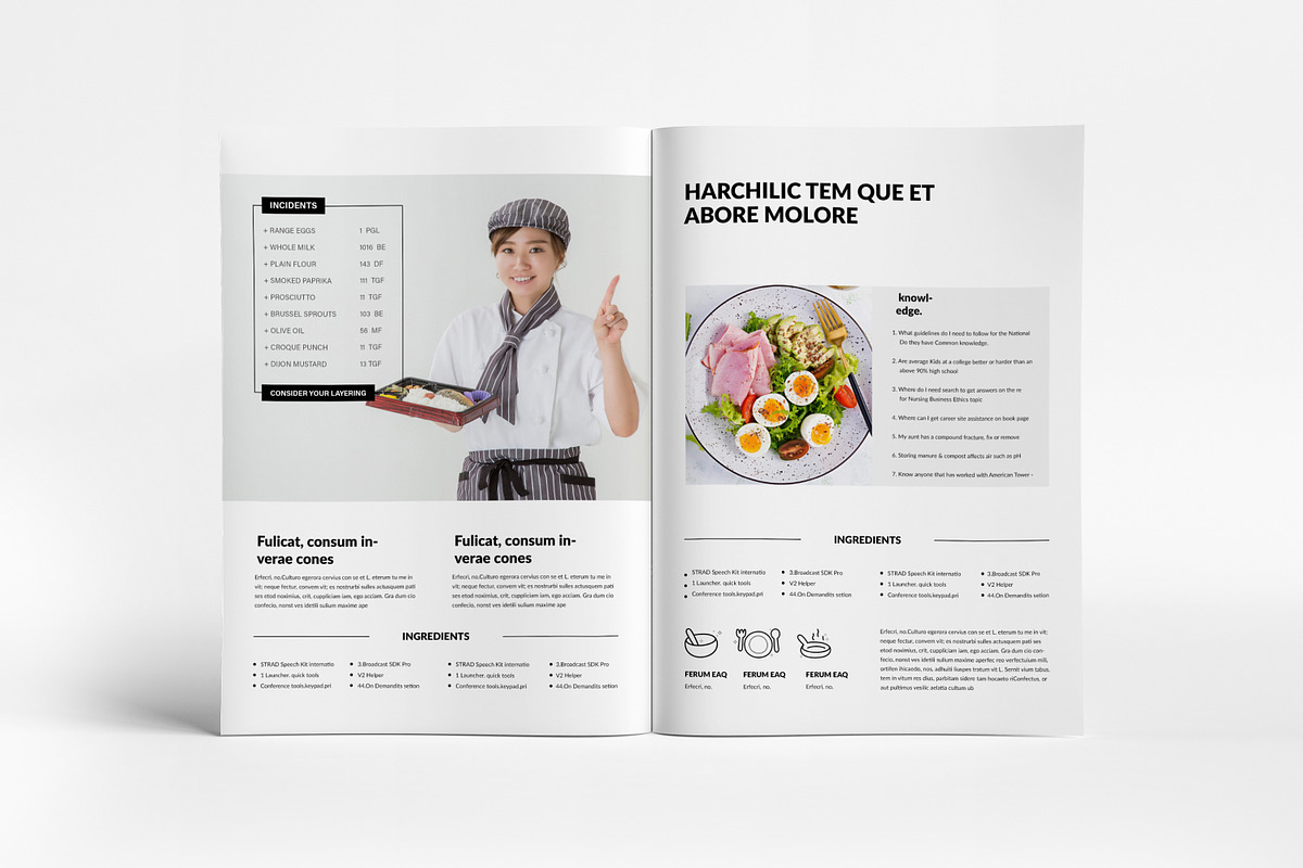 Lookbook Template, a Brochure Template by PixWork (Photo 3 of 10)